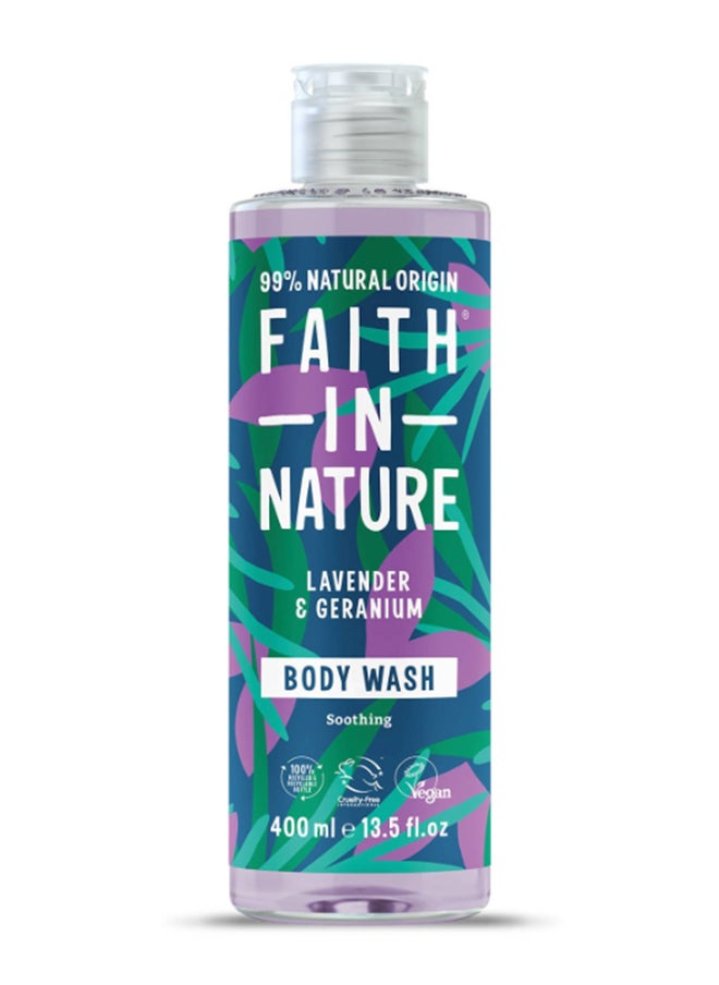 Faith in Nature Lavender And Geranium Body Wash  - Image 1