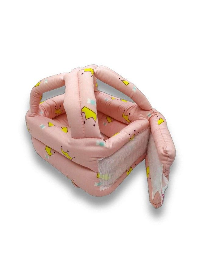 Syga 1 Piece Infant Toddler & Baby Child Helmet Head Protector Cushion Bonnet_Crown_Pink - Image 1