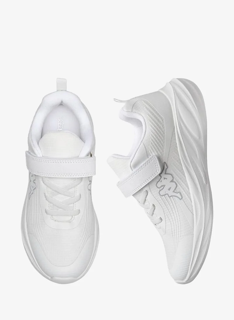 Kappa Unisex Logo Print Hook and Loop Sports Shoes