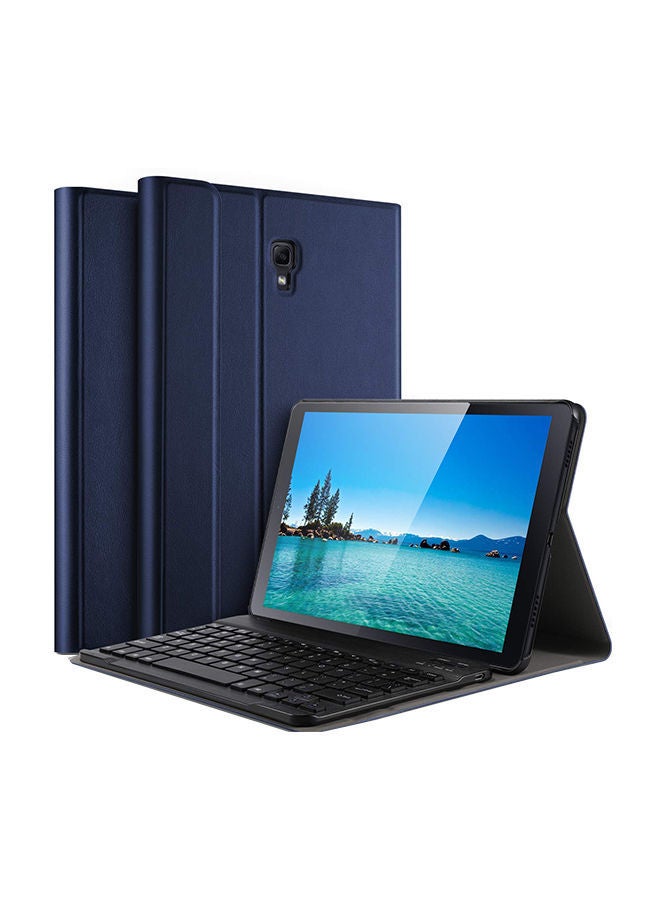 NIBEMINENT Wireless Keyboard Case For Samsung Galaxy Series Blue - Image 1