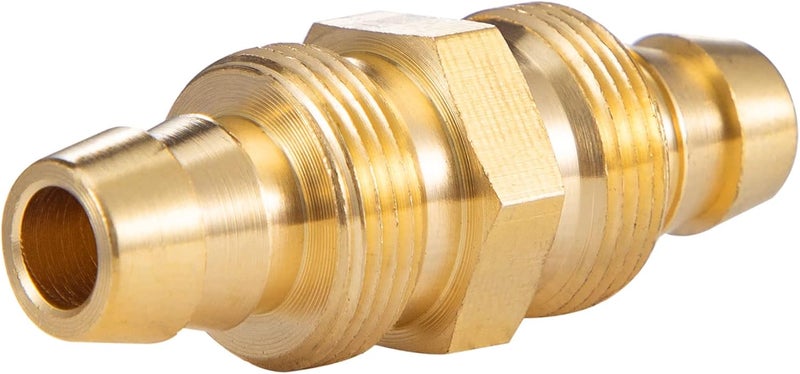 Breezliy 4PCS Soild Brass Air Reusable Hose Splicer For 14Inch ID Hose14 Air Hose Repair Fitting - Image 5
