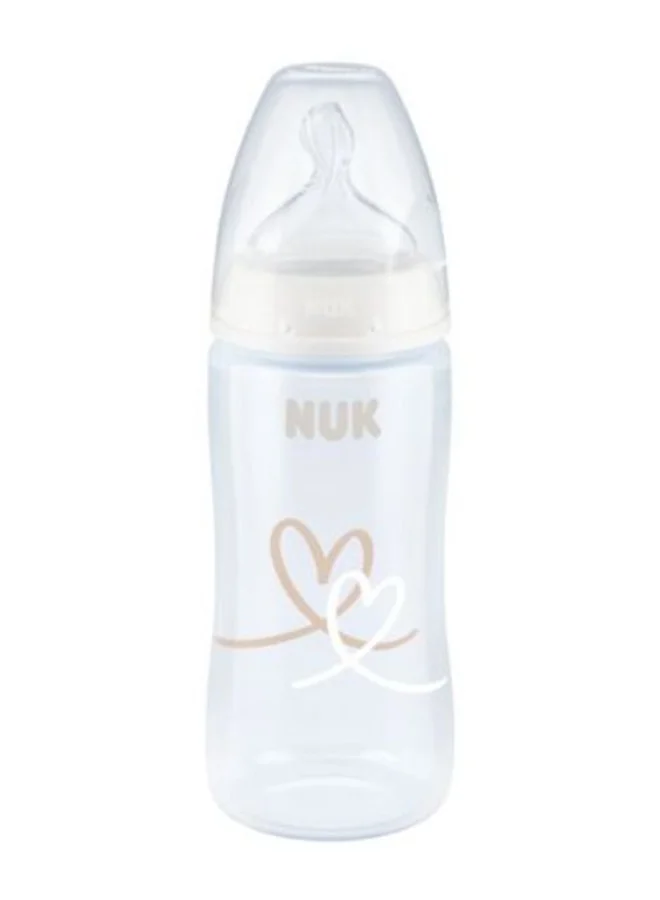 NUK Pack Of 3 Baby First Choice Feeding Bottle Set PP, Beige, 0 - 6 Months, 3 X 300 ML