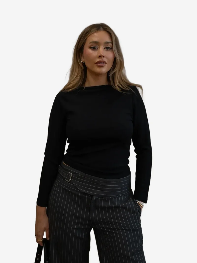 HICCUP Dushku Boat Neck Long Sleeve