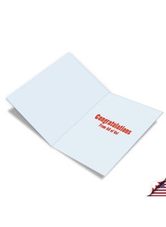 NobleWorks - Funny 7Th Milestone Work Anniversary Greeting Card From Us 8.5 X 11 Inch With Envelope (1 Pack) Oversize Jumbo 7 Years At Work J8243Mag-Wa-Us  - Image 2