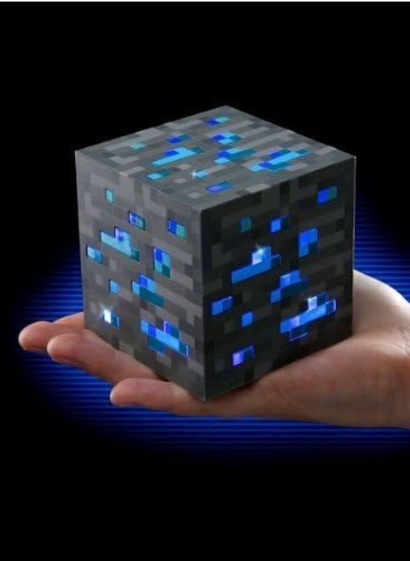 Generic - Minecraft Light Up Torch Ore Square Toys My World Games Night light LED Figure Toys Lamp Diamond Ore Kids Gifts Toys - Image 1
