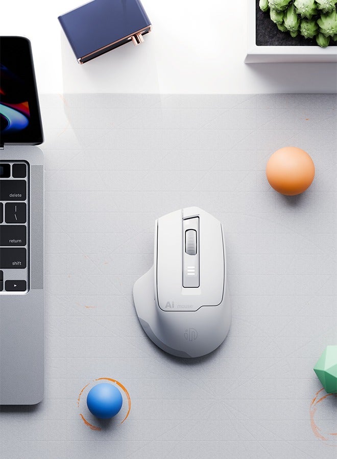 inphic S6 Voice Mouse Wireless Bluetooth Dual-mode Rechargeable Silent Intelligent Voice Controlled Typing Ai Office And Home - Image 2