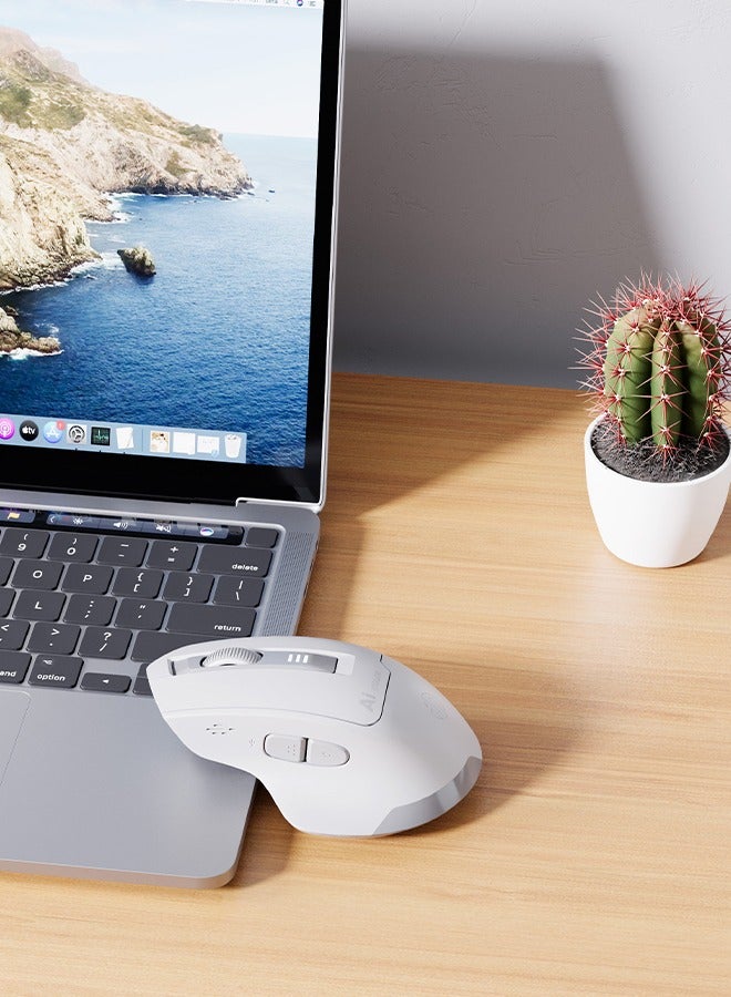 inphic S6 Voice Mouse Wireless Bluetooth Dual-mode Rechargeable Silent Intelligent Voice Controlled Typing Ai Office And Home - Image 3