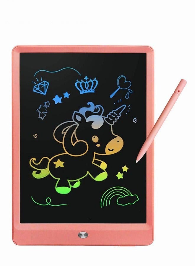 DURKU Portable 10 Inch LCD Writing Tablet with Lanyard - One-click Clear, Lightweight Doodle Board for Kids - Reusable Electronic Drawing Tablet - Ideal for Travel - Size: 24*17.4*0.65cm - Image 2