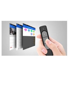 إيه 4 تيك مؤشر ليزر لاسلكي A4tech LP15 - قلم ليزر لاسلكي 2.4 جيجاهرتز لعرض PPT - مفتاح تشغيل/إيقاف - مؤشر طاقة منخفض - مدى 100 متر | أسود  - Image 2