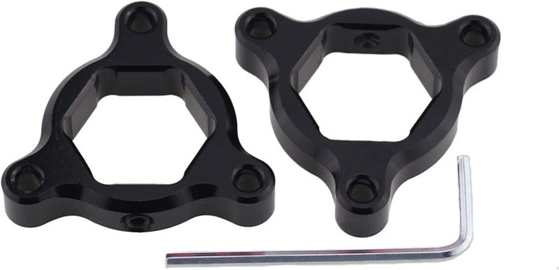 Wivplex Suspension Fork Preload Adjusters 17MM Black - Image 1