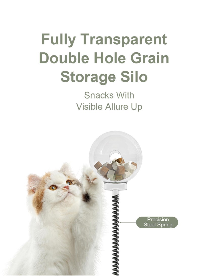 Kidle Pet Toys Cat Carousel with Spring Tumbler Food Leakage Balls Relief Supplies  - Image 2