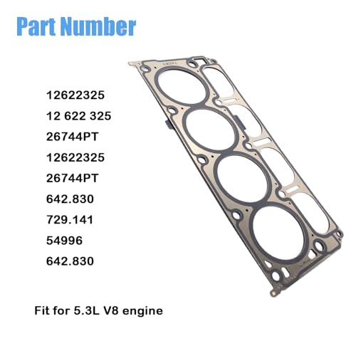 AUCERAMIC MLS Cylinder Head Gaskets 12622325 26744PT Replacement for 2015-2020 Chevy Silverado Tahoe Suburban GMC Sierra Yukon 5.3L L83 V8 N/A - Image 3