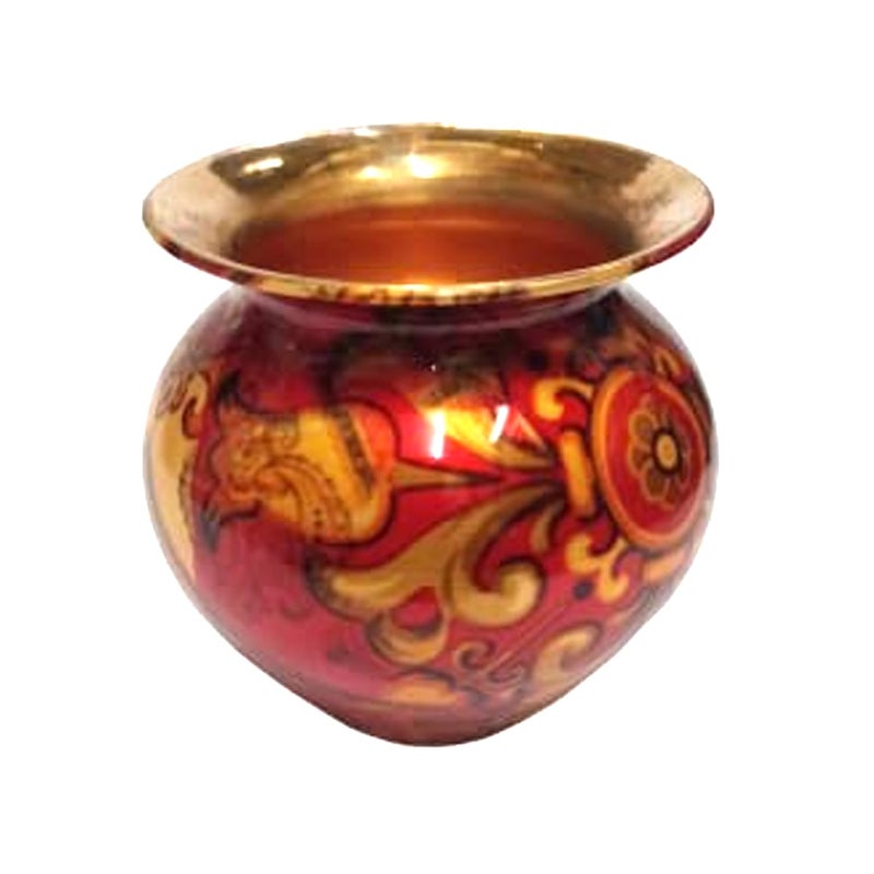 Dynore Dynore Copper Decorative Design Round Shape Kalash- 500 ml  - Image 1