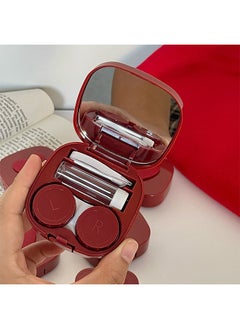 Generic Contact Lens Case With Mirror Container L And R Caps  - Image 2