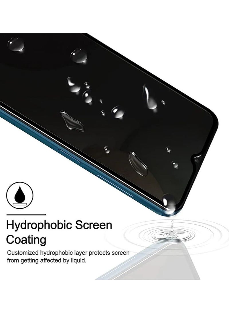 Denx Privacy Screen Protector for Samsung Galaxy A15, Tempered Glass 9H with, Installation Tool, Case Friendly, HD Clear, Anti- Scratch, Oil Proof, Anti- Fingerprint - Image 2