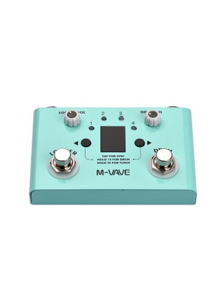 M-VAVE LOST TEMPO Effect Pedal Drum & Looper Effector Mini 2-in-1 Looper & Drum Machine Double Footswitch Looper Pedal Looper Guitar Pedal 30 Drums & 4 Loops High Precision Tuner - pzsku/Z39A70A81D14C55F53D55Z/45/1746209803/17569907-d753-41f1-84d7-94b779752581