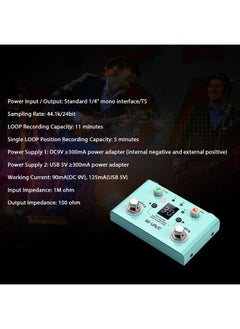 M-VAVE LOST TEMPO Effect Pedal Drum & Looper Effector Mini 2-in-1 Looper & Drum Machine Double Footswitch Looper Pedal Looper Guitar Pedal 30 Drums & 4 Loops High Precision Tuner - pzsku/Z39A70A81D14C55F53D55Z/45/_/1732119621/e334287d-132c-4fbe-80f4-cd94253ea2a7