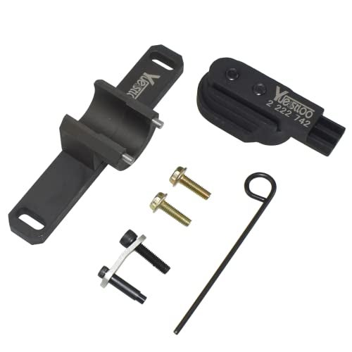 Yuesstloo 2801 Flywheel Holder Flex Plate Lock Tool & 7676 Oil Seal Repair Kit with Balance Shaft & Oil Pump Alignment Tool Set, Compatible with BMW N20 N26 Engines, with Case & Gloves - Image 2