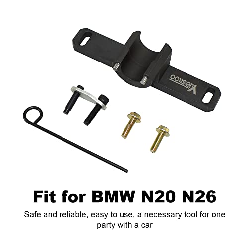 Yuesstloo 2801 Flywheel Holder Flex Plate Lock Tool & 7676 Oil Seal Repair Kit with Balance Shaft & Oil Pump Alignment Tool Set, Compatible with BMW N20 N26 Engines, with Case & Gloves - Image 3