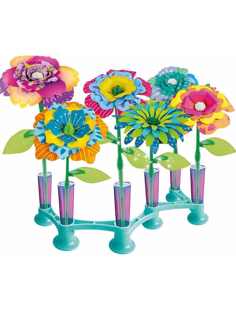 Clementoni IDEA Scented Flower Creations - Craft Set for Children with Petals, Stems, Perfume & Adjustable Vase - Promotes Imagination and Creativity for Children from 8 Years  - Image 3