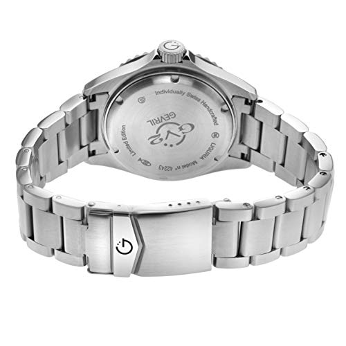 Gevril GV2 42247 Men's Liguria Swiss Automatic Ceramic Rotating Bezel Bracelet Date Watch - Image 3