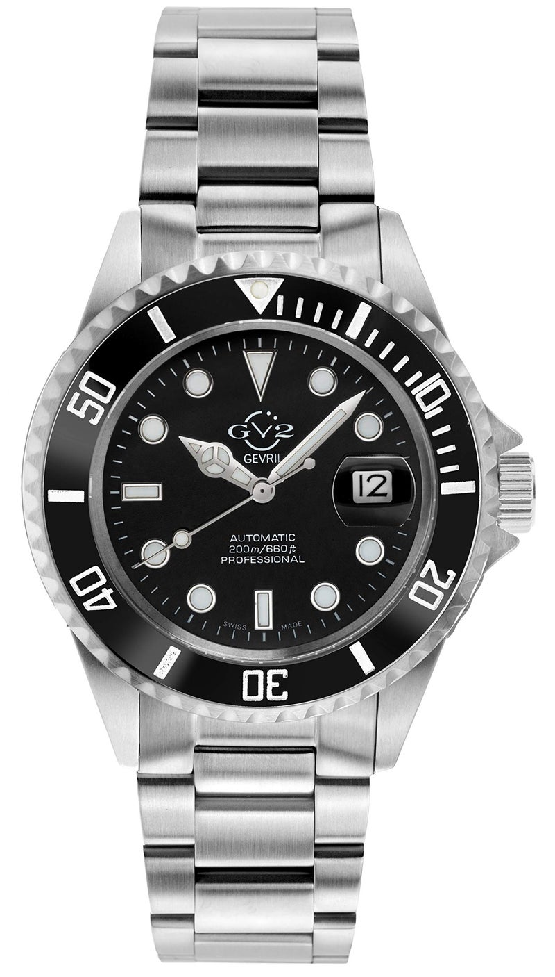 Gevril GV2 42247 Men's Liguria Swiss Automatic Ceramic Rotating Bezel Bracelet Date Watch - Image 5