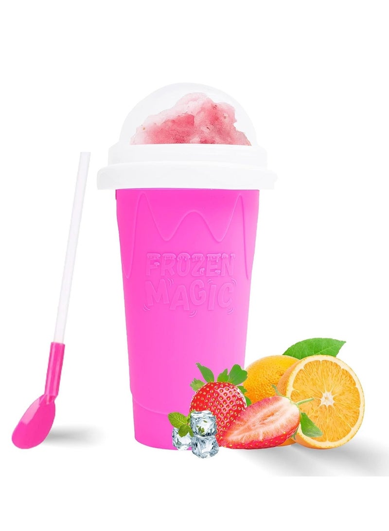 ELTRAZONE Slushie Maker Cup, TIK TOK Magic Quick Frozen Smoothies Cup, Double Layer Squeeze Slushy Maker Cup, Cool Stuff Slushy Maker Portable Squeeze Ice Cup Birthday Gifts for Kids - Image 1