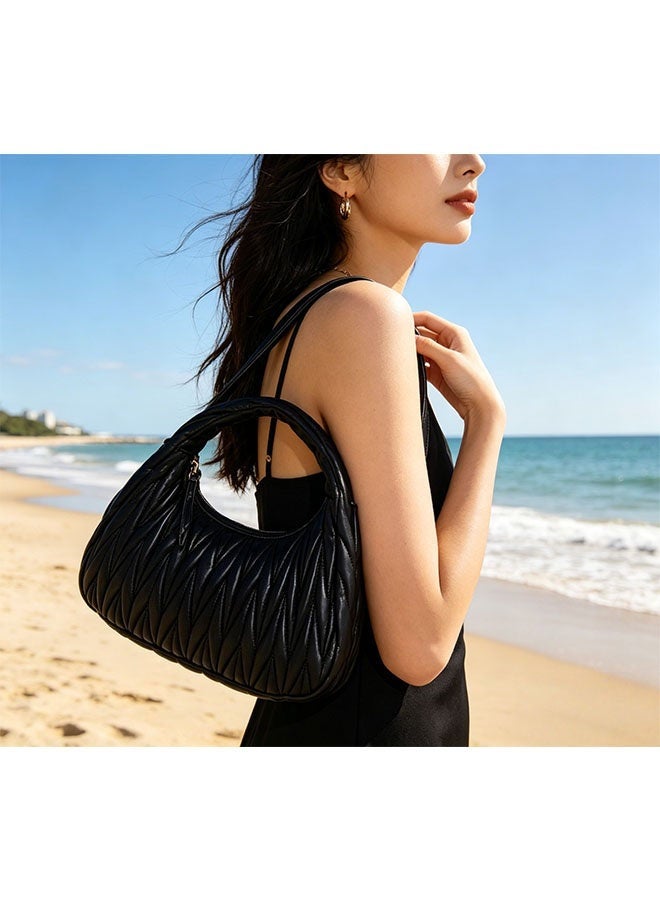 New high-end women's Napa adventure soft leather shoulder bag - tote bag, crossbody bag and clutch bag - Image 4