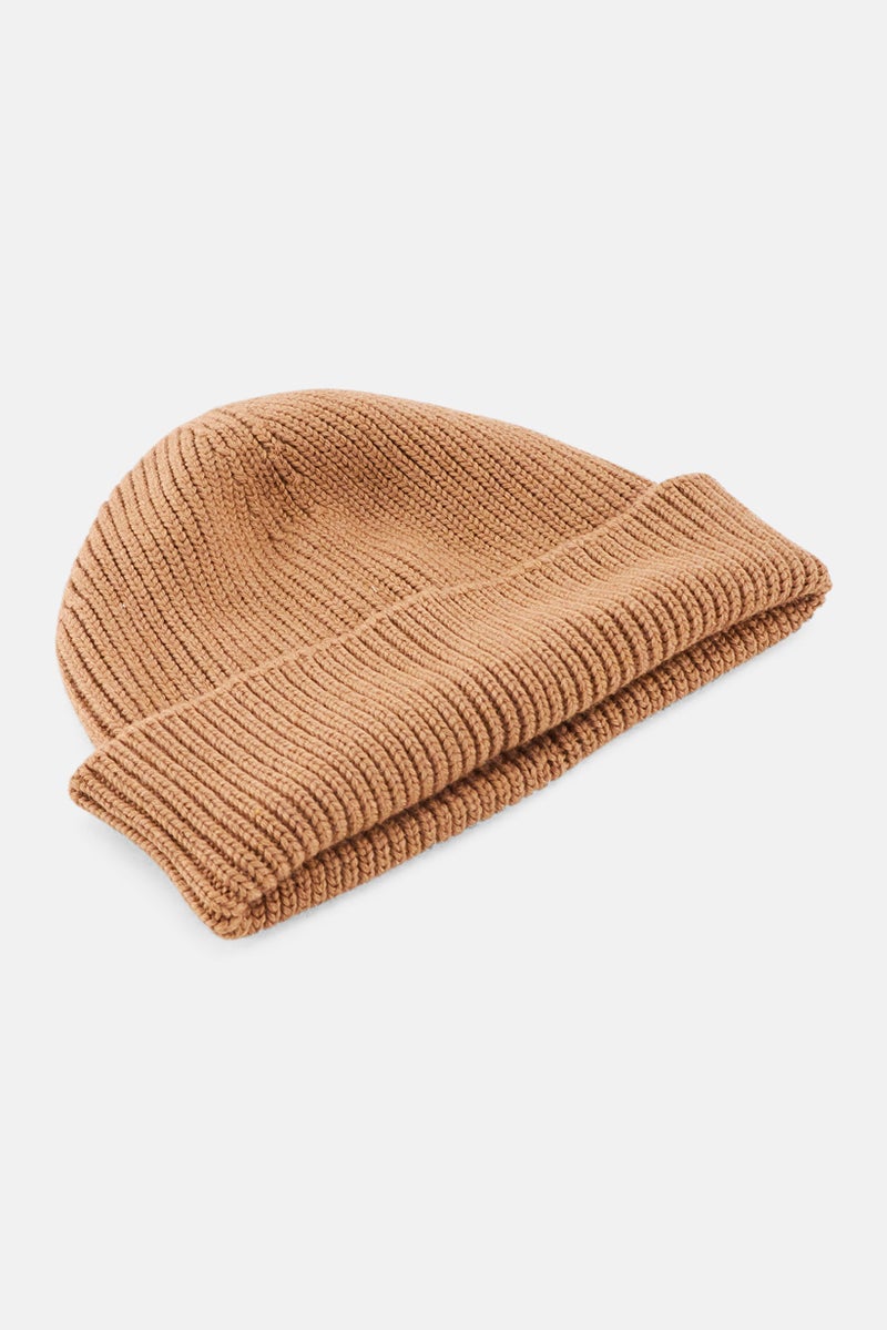 Celio Men Knitted Bonnet, Tan - Image 2