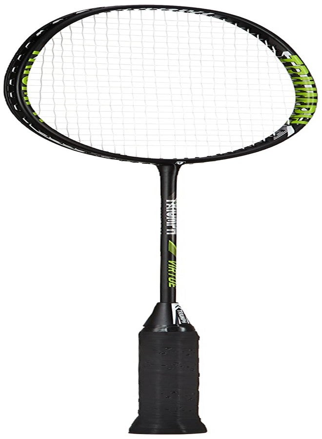 Triumph Virtue Graphite Hotmelt Light Weight Strung Badminton Racket with Cosmic-3R Single Compartment Badminton Bag Black/Red - Image 2
