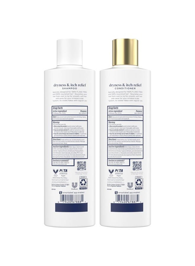 Dove Derma Care Scalp Anti-Dandruff Shampoo And Conditioner Set For Dryness & Itch Releif - Image 2