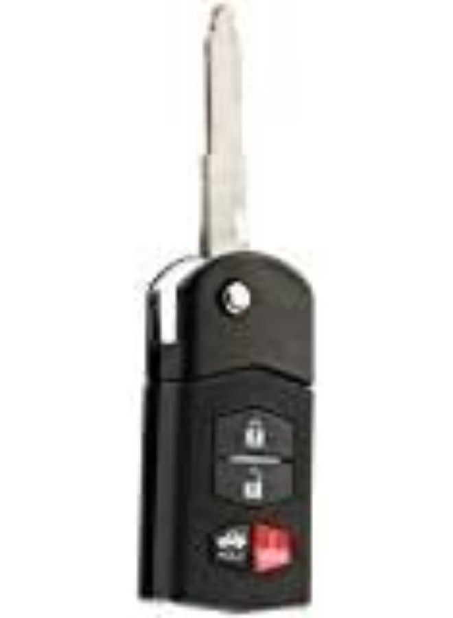 Flip Key Fob Remote fits 2005 2006 2007 2008 Mazda 6 Sedan & Mazda RX-8 (KPU41788)