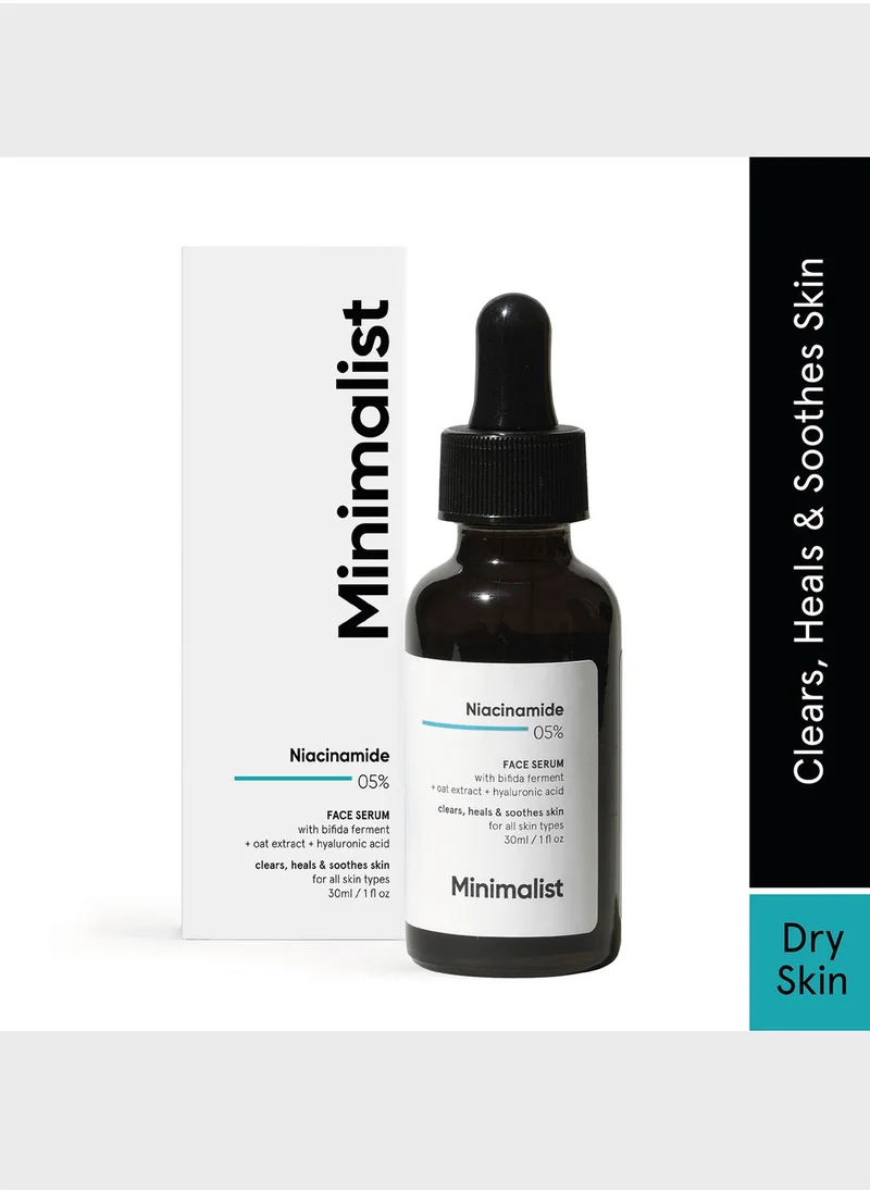 Minimalist Skincare Niacinamide 5% + Hyaluronic Acid Face Serum