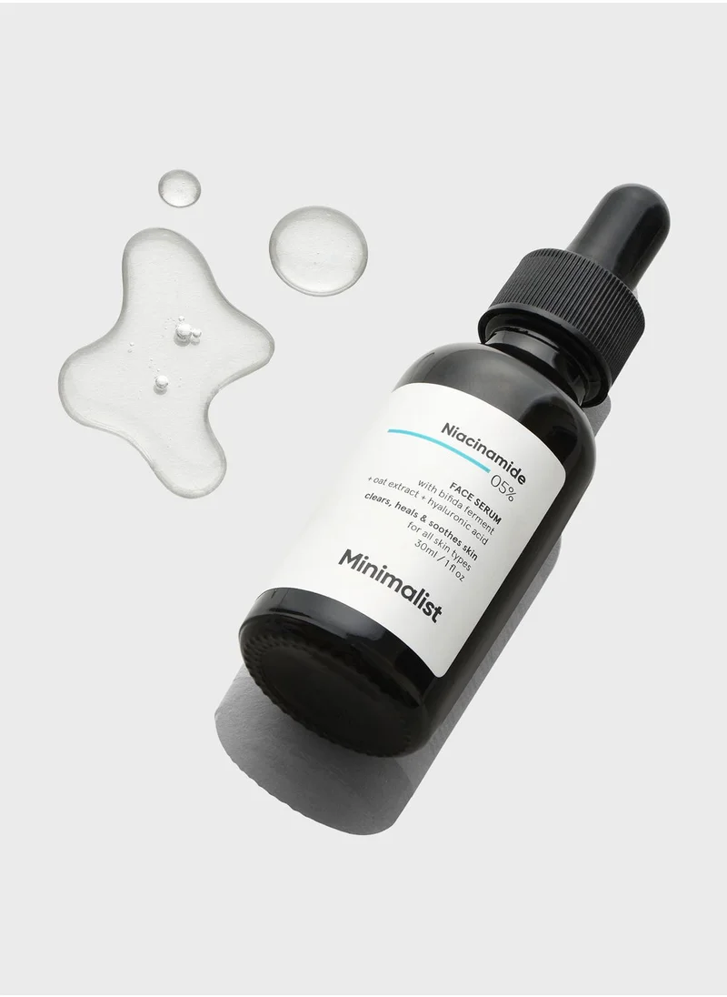Minimalist Skincare Niacinamide 5% + Hyaluronic Acid Face Serum
