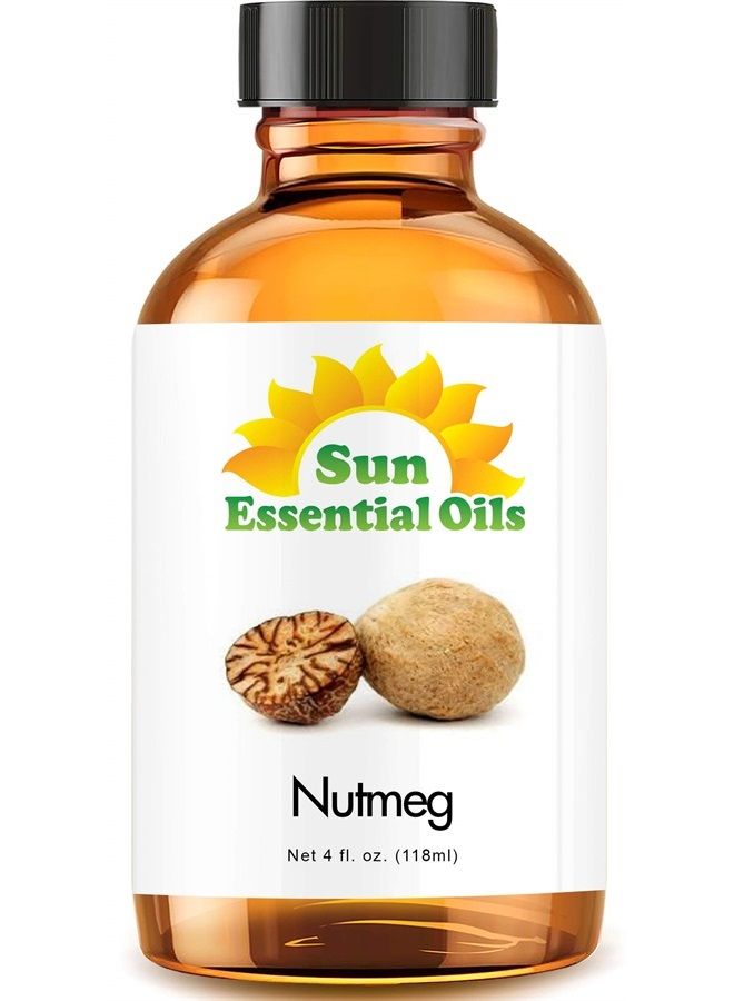 Sun Essential Oils 4oz - Nutmeg Essential Oil - 4 Fluid Ounces  - Image 1