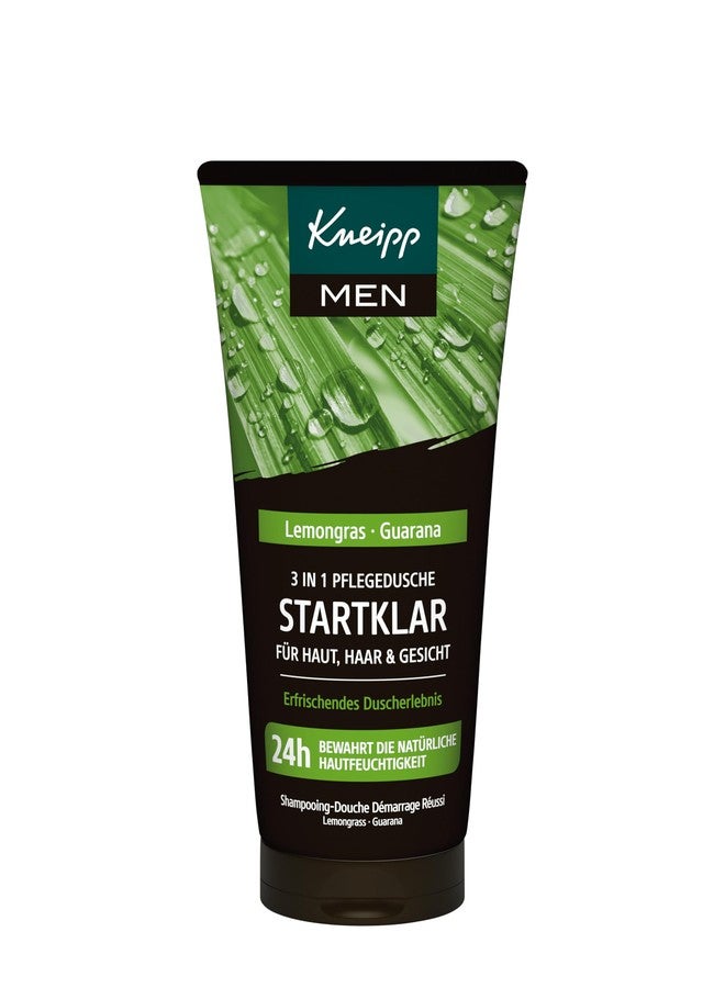 Kneipp جل استحمام كنيب للرجال 3 في 1 - جل استحمام للرجال - للبشرة والشعر والوجه - مع زيوت أساسية ومستخلصات من الليمون الغربي والجوارانا - 200 مل - Image 1