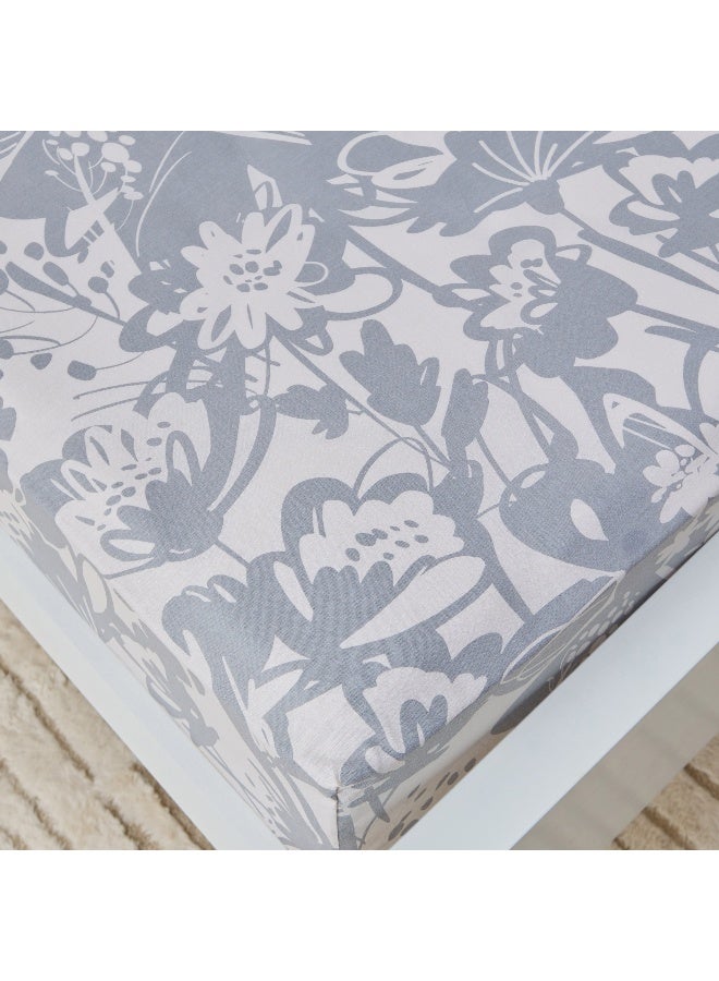 Home Box Aurora Heya Printed Cotton Olympic Queen Fitted Sheet 200 x 33 x 160 cm - Image 4