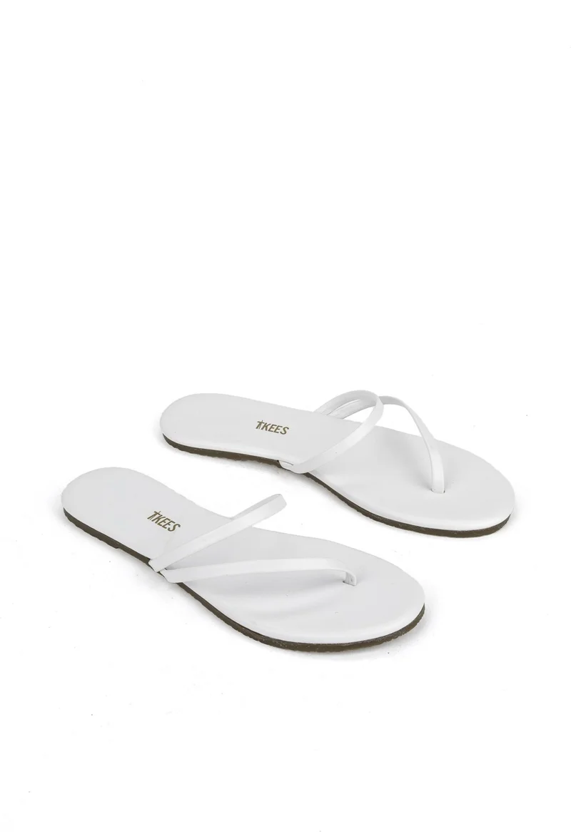 Tkees Women's Slippers 12136 TK4003 White