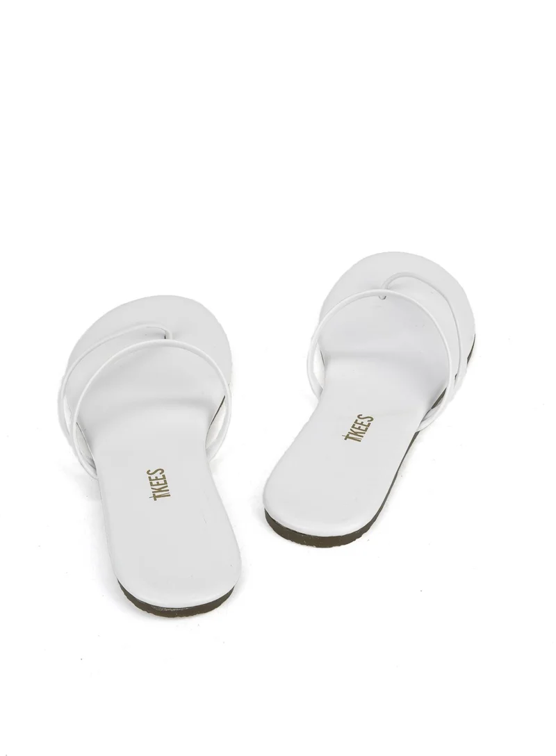 Tkees Women's Slippers 12136 TK4003 White