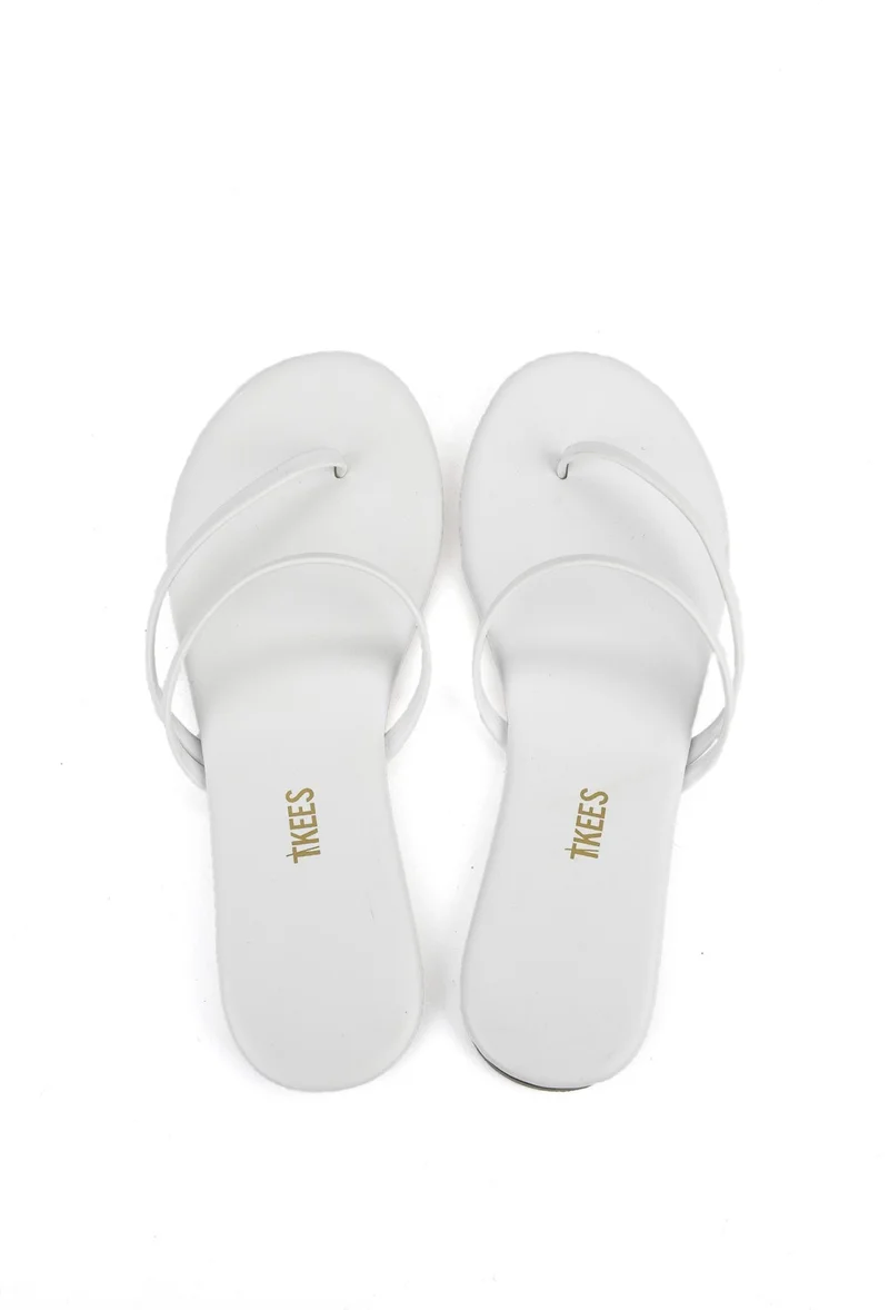 Tkees Women's Slippers 12136 TK4003 White