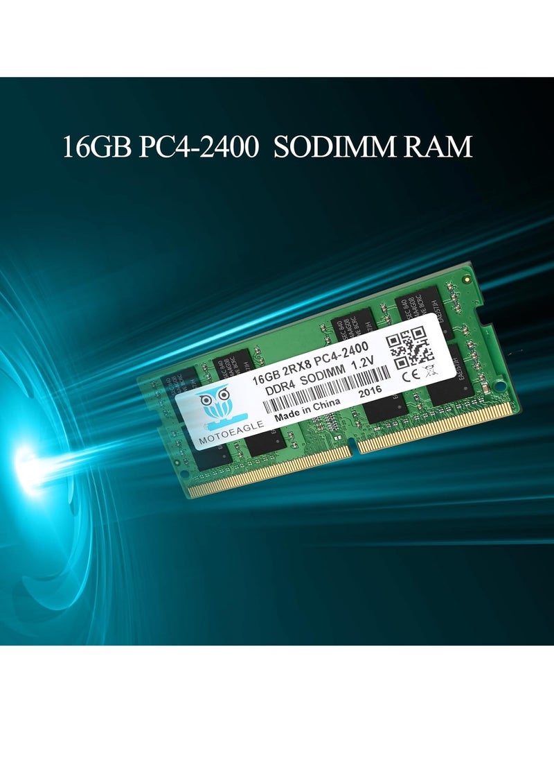 Generic 16GB DDR4 2400MHz SODIMM 2RX8 PC4-19200 (PC4-2400T) CL17 Non-ECC Laptop RAM Memory Single 16GB RAM Module | DDR4 SO-DIMM 260-Pin | Speeds up to 2400MHz, PC4-19200 / PC4-2400T  - Image 4