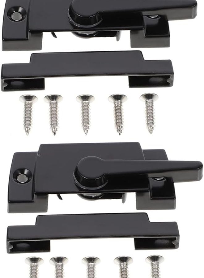 ARTIBETTER 2 Pack Sliding Window Security Locks Vinyl Design Easy Installation Home Safety - Image 2