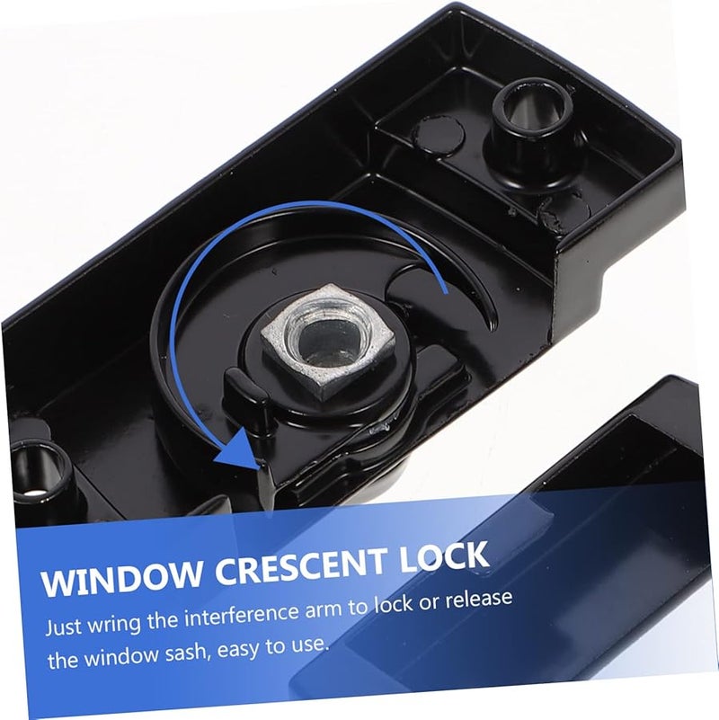 ARTIBETTER 2 Pack Sliding Window Security Locks Vinyl Design Easy Installation Home Safety - Image 4