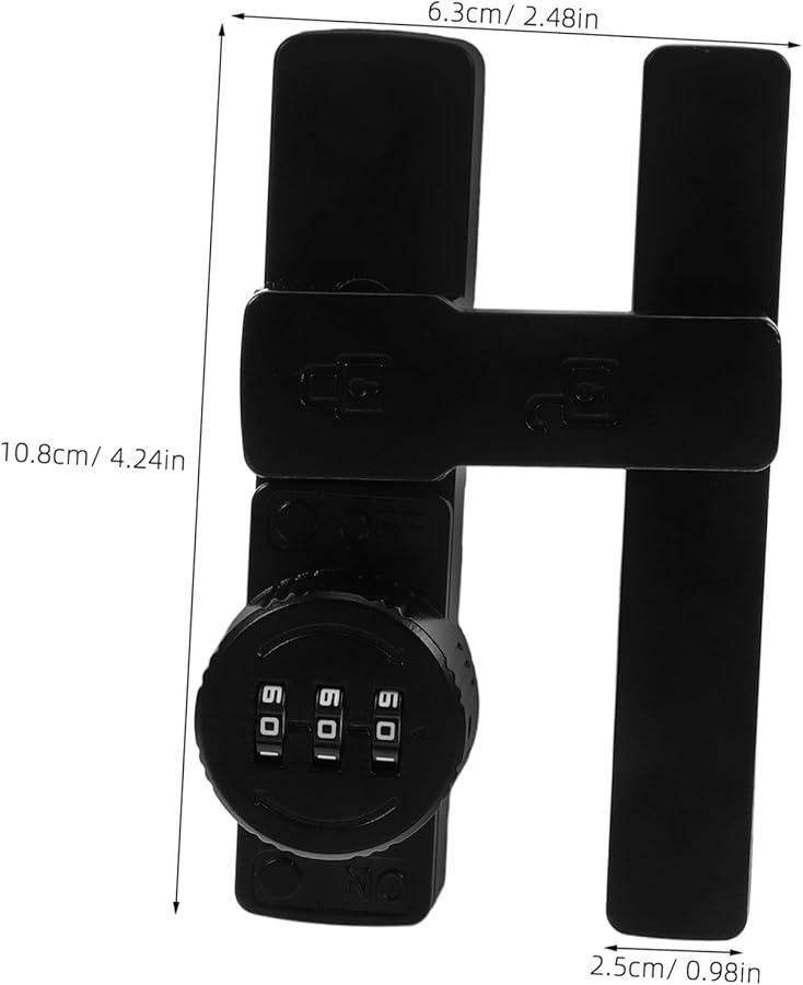 Jojofuny Mechanical Combination Lock Cabinet Coded Lock 10.8x6.3x2.5cm Easy Install Home Security - Image 3