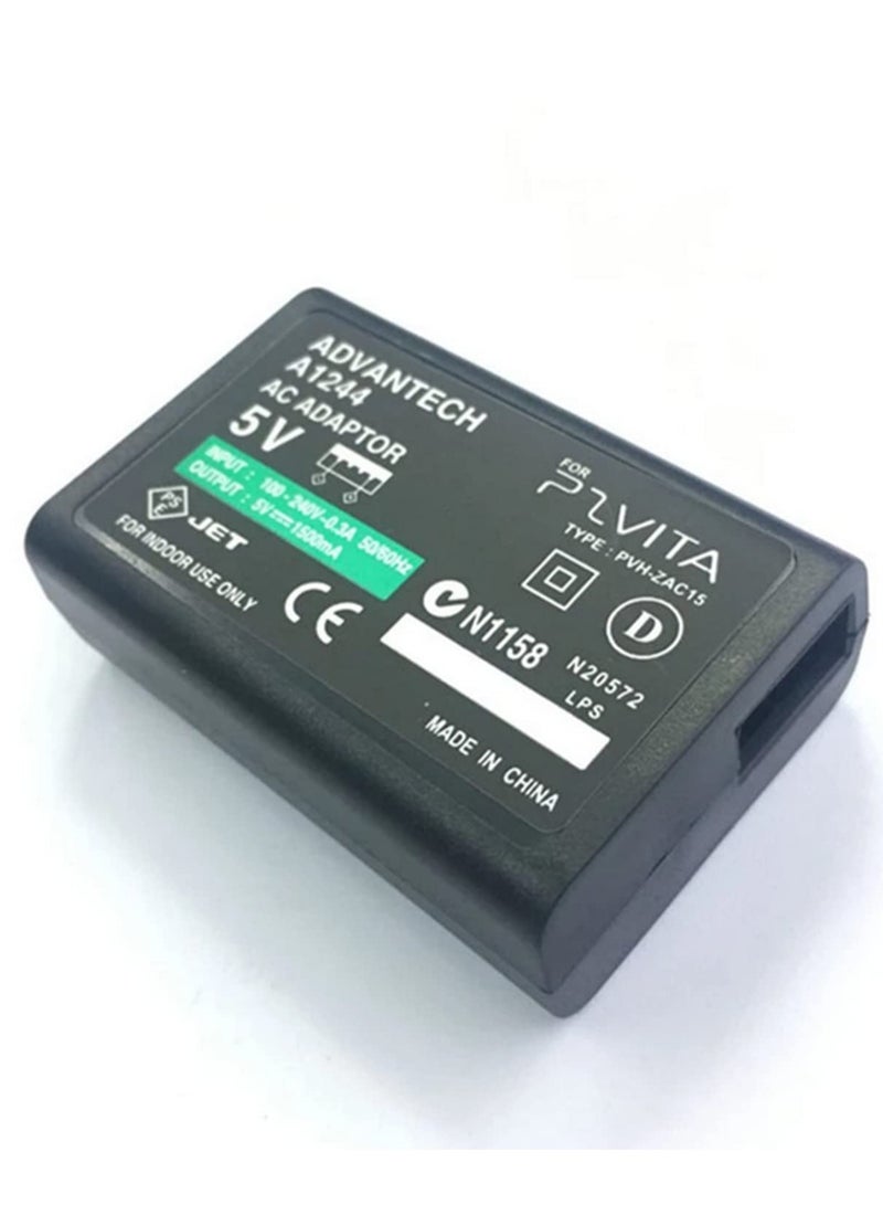 Stable Reliable Performance EU Plug AC Power Adapter Charger for Sony PS Vita PSV with USB Data Transfer Cable 2 in 1 Travel Friendly for PS Vita Accessories Wall Power Supply - Image 3