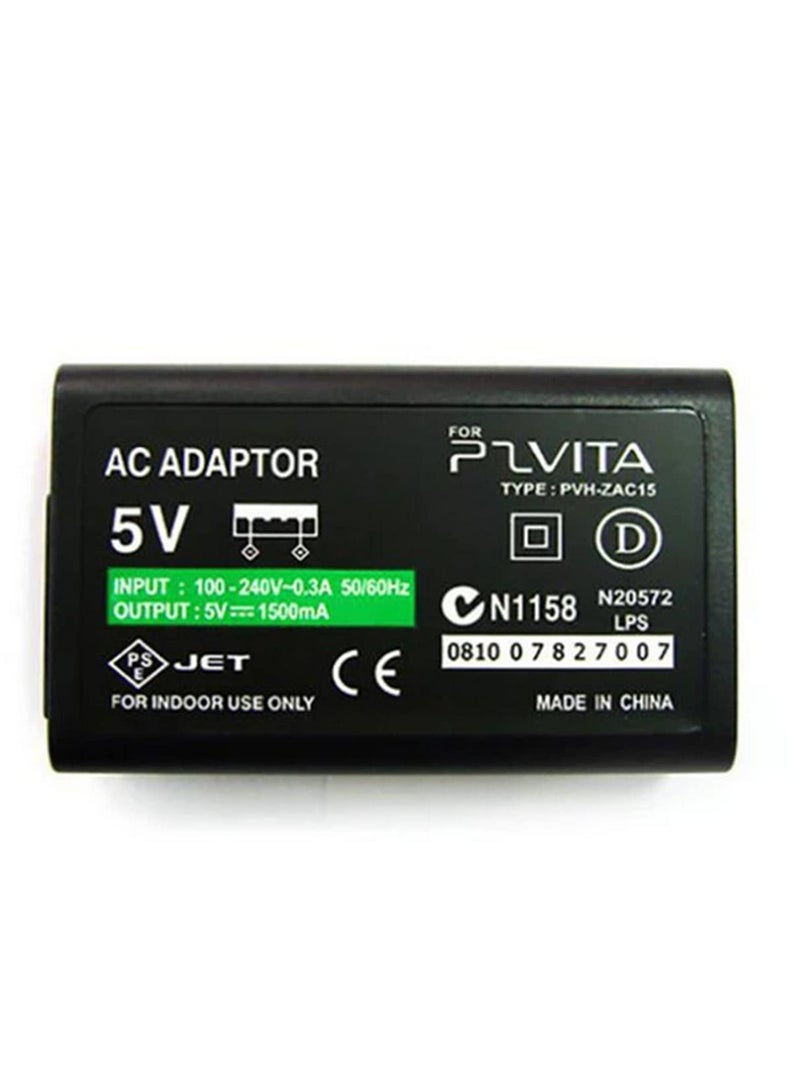 Stable Reliable Performance EU Plug AC Power Adapter Charger for Sony PS Vita PSV with USB Data Transfer Cable 2 in 1 Travel Friendly for PS Vita Accessories Wall Power Supply - Image 2