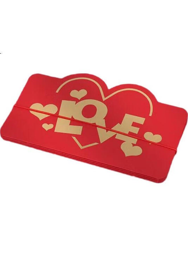 TaTanice Birthday Red Packet Birthday Gift Giving Blessing Red Packet Bag Folding Six Card Slot Red Packet Universal Lucky Money Packet - Image 3