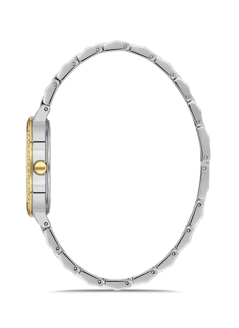 OMAX - Omax Women's Luxury Wristwatch, Watches for Women, Stainless Watches, Steel Band, White Dial, Waterproof Watch, 1 Year Warranty - Image 1