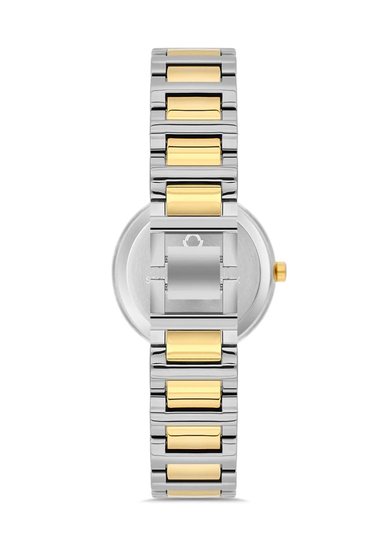 OMAX - Omax Women's Luxury Wristwatch, Watches for Women, Stainless Watches, Steel Band, White Dial, Waterproof Watch, 1 Year Warranty - Image 1