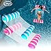 BLOFUN 2 Pack Water Lounger Folder Inflatable Lounger Hammock for Adults Vacation Fun - Image 3